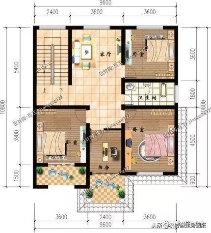 7套二三層別墅設(shè)計，都是100平，最適合農(nóng)村修建的是第5套！