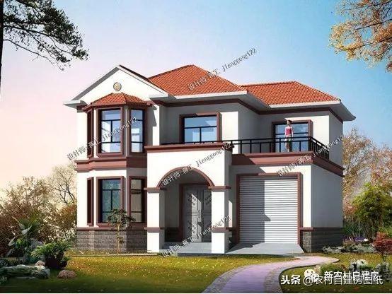 7套二三層別墅設(shè)計，都是100平，最適合農(nóng)村修建的是第5套！