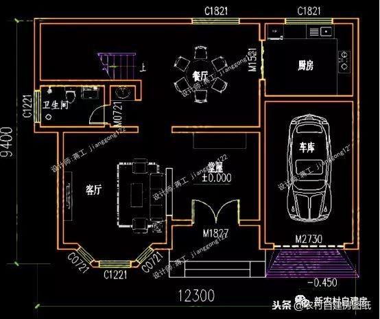7套二三層別墅設(shè)計，都是100平，最適合農(nóng)村修建的是第5套！