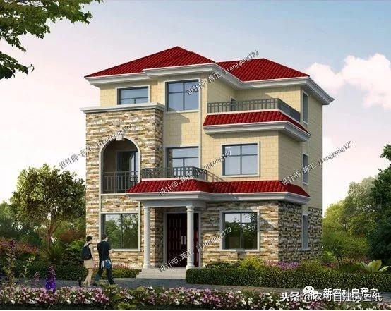 7套二三層別墅設(shè)計，都是100平，最適合農(nóng)村修建的是第5套！