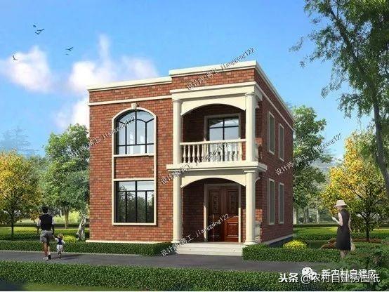 7套二三層別墅設(shè)計，都是100平，最適合農(nóng)村修建的是第5套！