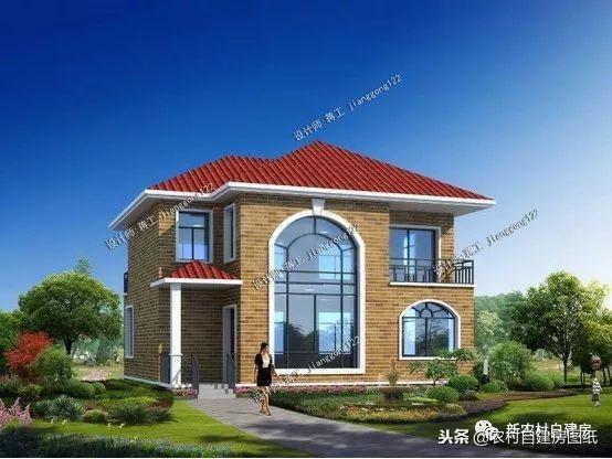 7套二三層別墅設(shè)計，都是100平，最適合農(nóng)村修建的是第5套！