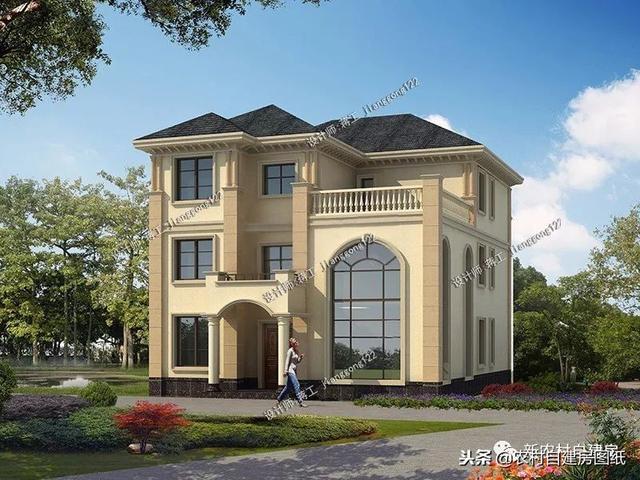 推薦12款三層農(nóng)村別墅戶型設(shè)計(jì)，豪華款和樸素款都有，第9款最好！