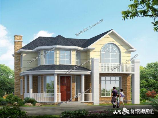 給父母建養(yǎng)老房，看看這5套帶煙囪的小別墅設(shè)計(jì)，柴火灶最接地氣