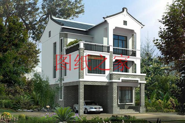 110平米的三層別墅，9X13米左右造價30萬，簡單又實用！