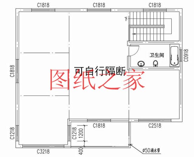 12X11米二層別墅，戶型方正造價(jià)20萬(wàn)左右，非常經(jīng)濟(jì)實(shí)用！
