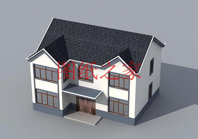 12X11米二層別墅，戶型方正造價(jià)20萬(wàn)左右，非常經(jīng)濟(jì)實(shí)用！