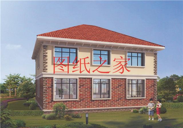 12X11米二層別墅，戶型方正造價(jià)20萬(wàn)左右，非常經(jīng)濟(jì)實(shí)用！