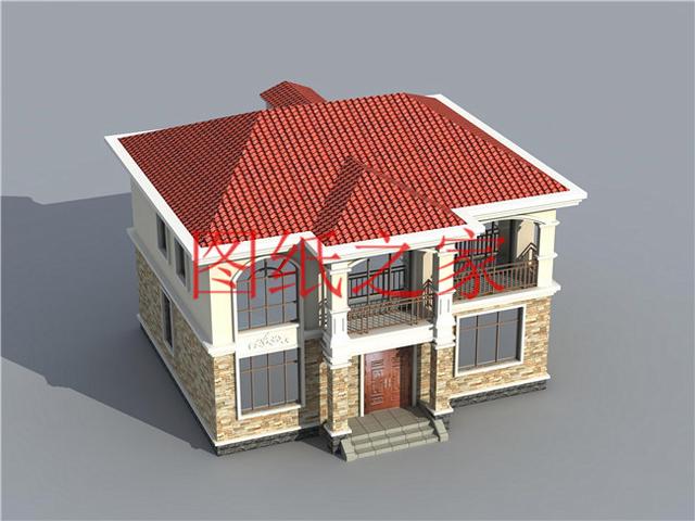 12X11米二層別墅，戶型方正造價(jià)20萬(wàn)左右，非常經(jīng)濟(jì)實(shí)用！