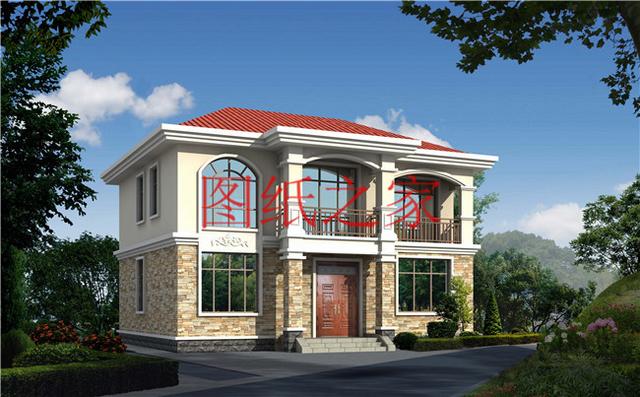 12X11米二層別墅，戶型方正造價(jià)20萬(wàn)左右，非常經(jīng)濟(jì)實(shí)用！