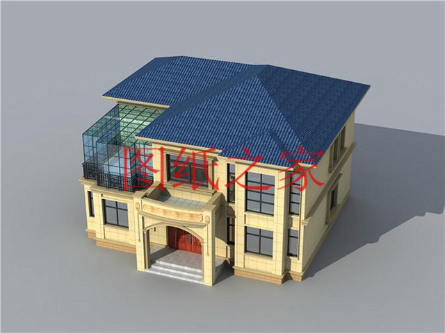 12X11米二層別墅，戶型方正造價(jià)20萬(wàn)左右，非常經(jīng)濟(jì)實(shí)用！