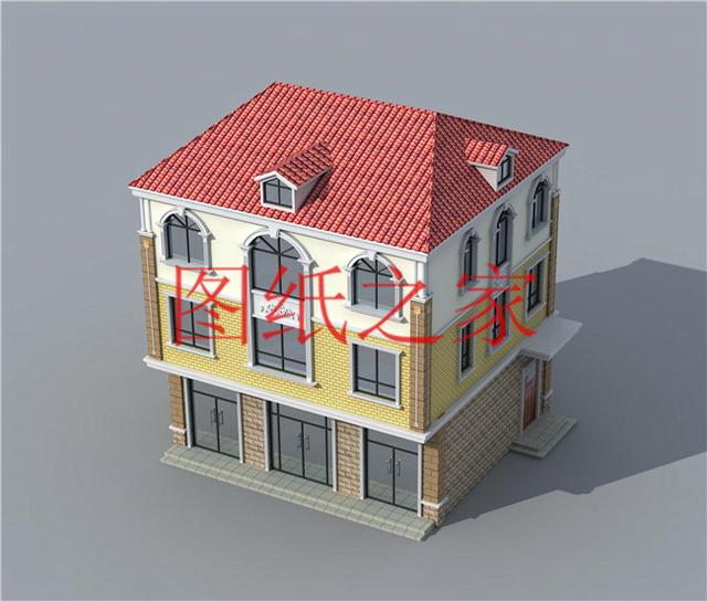 110平米左右的三層別墅，占地尺寸不到12X10米，一起來看看吧！