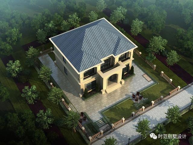 經(jīng)典二層歐式別墅設(shè)計圖，6室3衛(wèi)，造價只要30多萬，超值