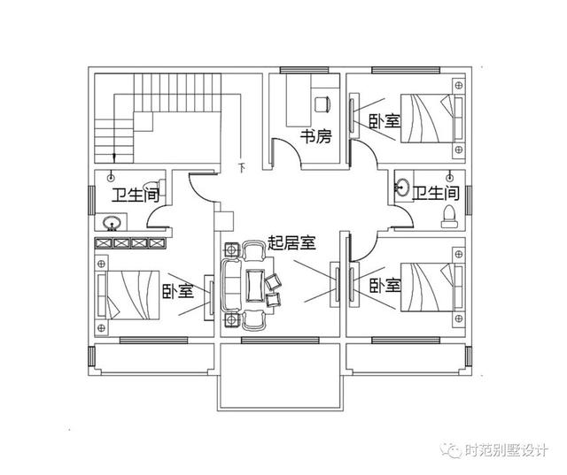 經(jīng)典二層歐式別墅設(shè)計圖，6室3衛(wèi)，造價只要30多萬，超值