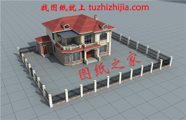 20萬(wàn)農(nóng)村二層小洋樓設(shè)計(jì)圖，帶鍋爐房，漂亮簡(jiǎn)單實(shí)用