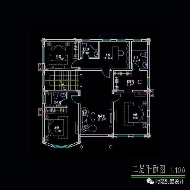 11x12米三層歐式豪華別墅設(shè)計(jì)圖，7室3廳，大氣奢華，讓城里人羨慕！