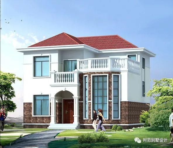 簡單好看的二層小別墅設(shè)計，帶個庭院體面舒適兩全其美，你一定喜歡