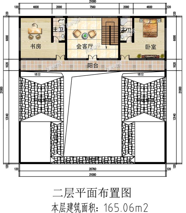 現(xiàn)代四合院別墅設(shè)計，有庭有院有車庫，千萬不要錯過！