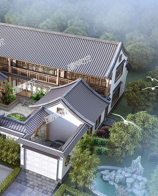 現(xiàn)代四合院別墅設(shè)計，有庭有院有車庫，千萬不要錯過！