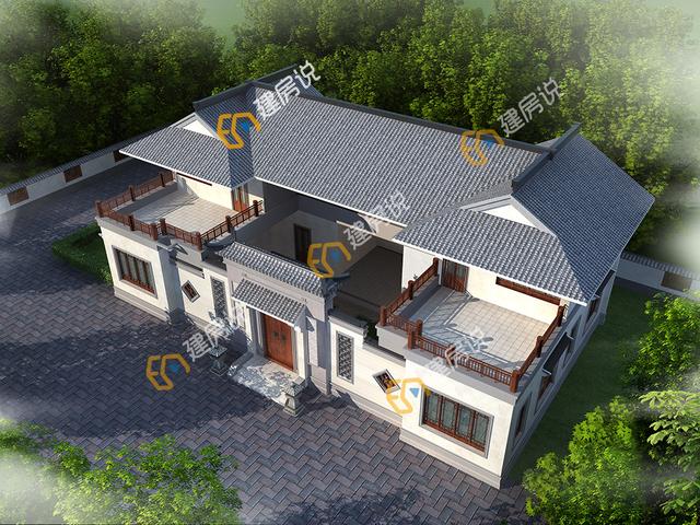 美進(jìn)你心坎里的中式四合院別墅，這設(shè)計(jì)真是棒極了