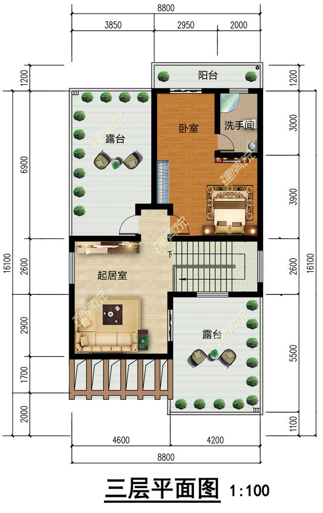 農(nóng)村自建三層別墅，帶落地窗，盡顯富貴氣派