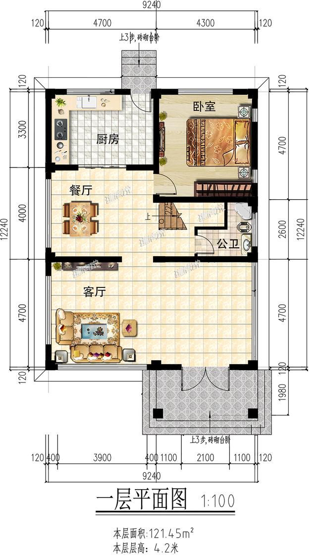 時尚現(xiàn)代的三層自建別墅，建起來絕對是村里最優(yōu)秀的！