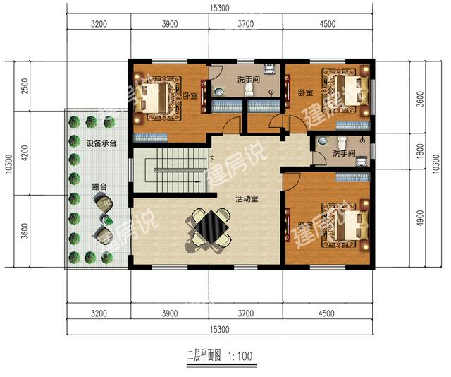 這套中式別墅設(shè)計(jì)還帶堂屋，舒適宜居接地氣，美麗動人！