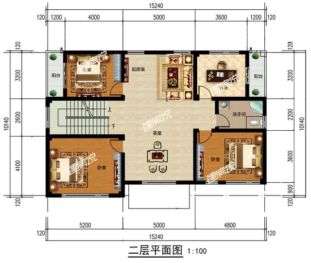 這套中式別墅設(shè)計(jì)還帶堂屋，舒適宜居接地氣，美麗動人！