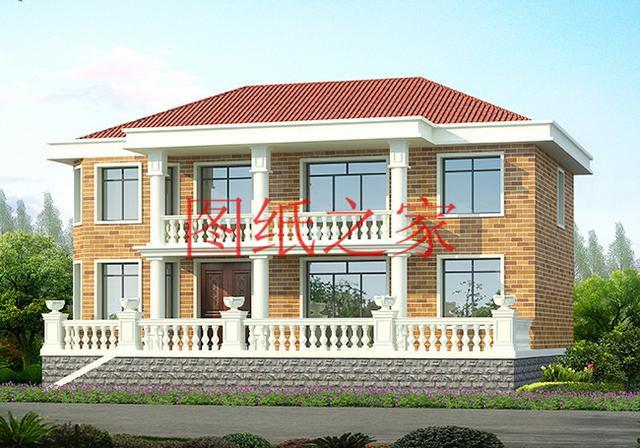 140平二層別墅，開間14米進(jìn)深10米左右，四面通透、好看又實用！