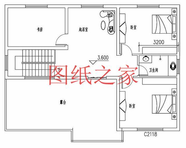 140平二層別墅，開間14米進(jìn)深10米左右，四面通透、好看又實用！