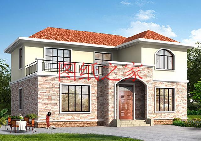 140平二層別墅，開間14米進(jìn)深10米左右，四面通透、好看又實用！