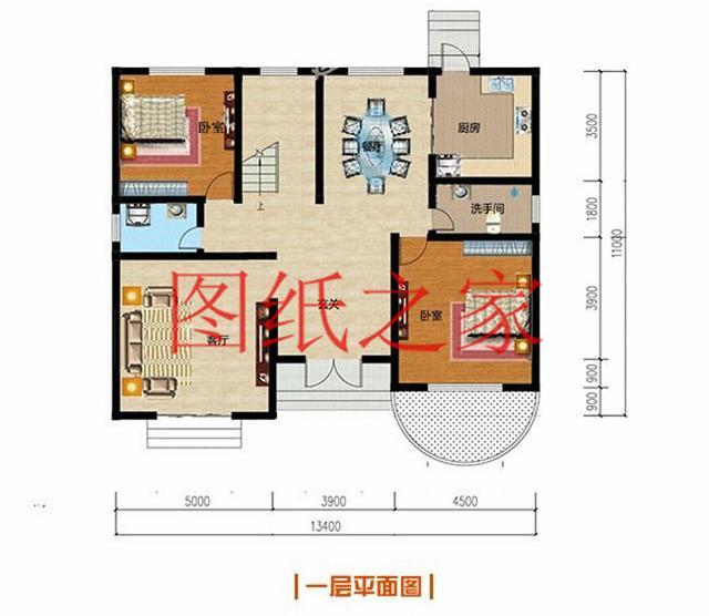 13X11米二層別墅，占地140平米造價(jià)只要25萬，非常美觀實(shí)用！