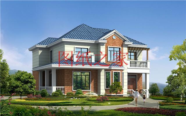 13X11米二層別墅，占地140平米造價(jià)只要25萬，非常美觀實(shí)用！