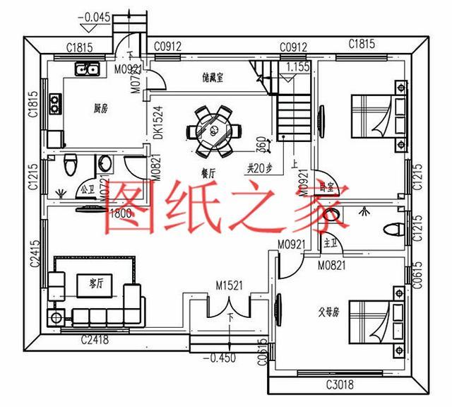 13X11米二層別墅，占地140平米造價(jià)只要25萬，非常美觀實(shí)用！