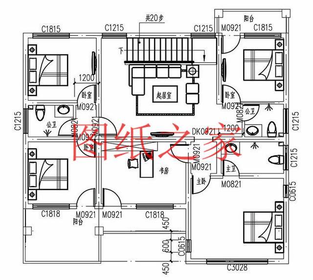 13X11米二層別墅，占地140平米造價(jià)只要25萬，非常美觀實(shí)用！
