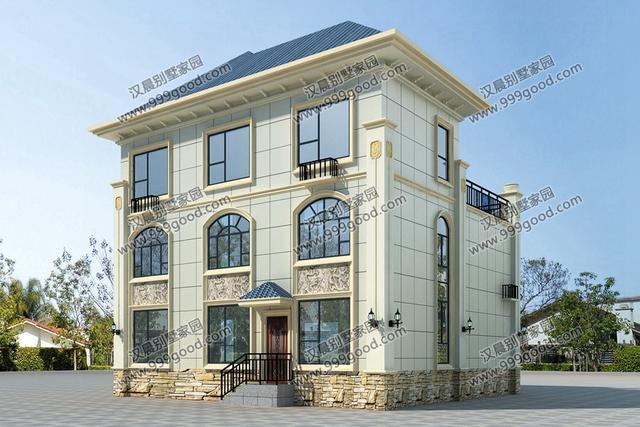 農(nóng)村建房一定要帶老人房！面寬12米的三層別墅設計，5室2廳帶健身房戶型超美