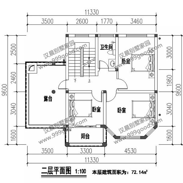 不到100平米的三層別墅，還有5室2廳，中空和旋轉(zhuǎn)樓梯！