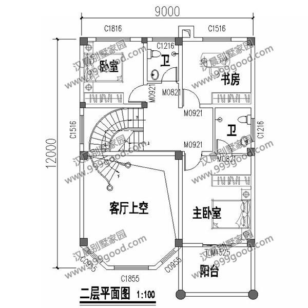 開間不到9米的農村三層別墅設計，占地100平米造價只要30萬！