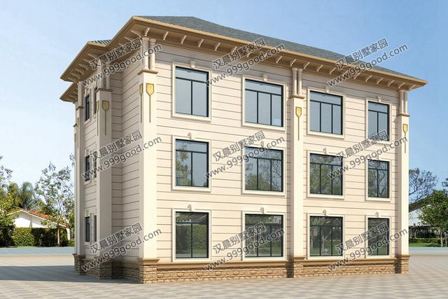 非常經(jīng)典的三層別墅設(shè)計圖紙，美觀大氣，看一眼都想蓋！