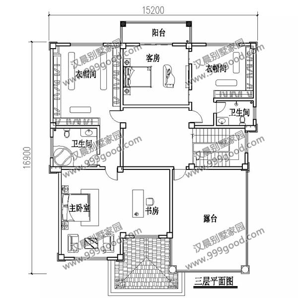 非常經(jīng)典的三層別墅設(shè)計圖紙，美觀大氣，看一眼都想蓋！