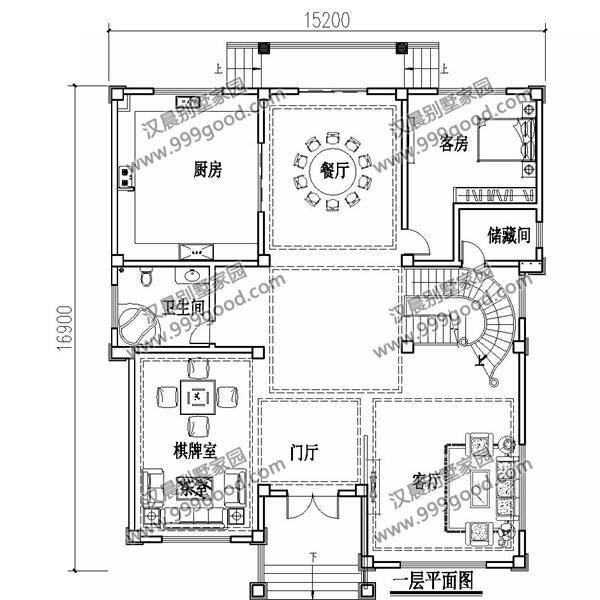 非常經(jīng)典的三層別墅設(shè)計圖紙，美觀大氣，看一眼都想蓋！