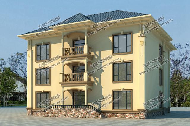 非常經(jīng)典的三層別墅設(shè)計圖紙，美觀大氣，看一眼都想蓋！