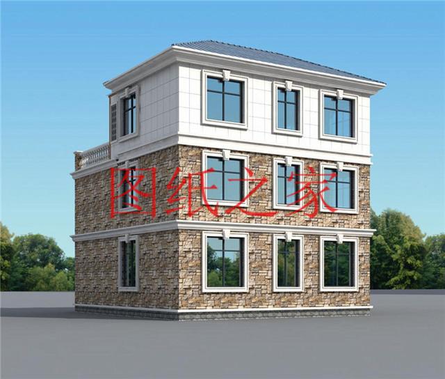 3套10X12米的三層別墅，7個(gè)臥室還帶露臺(tái)，美觀又實(shí)用！