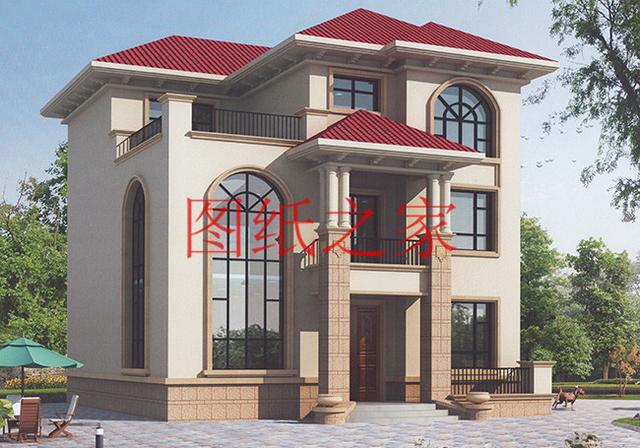 3套10X12米的三層別墅，7個(gè)臥室還帶露臺(tái)，美觀又實(shí)用！