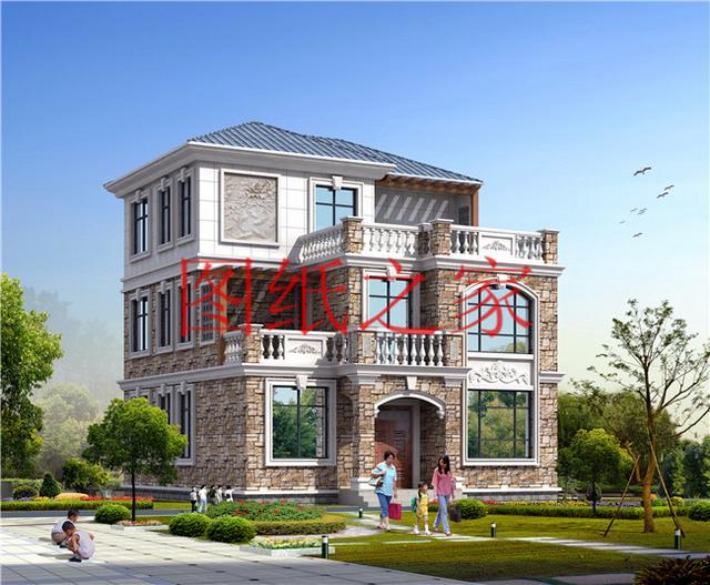 3套10X12米的三層別墅，7個(gè)臥室還帶露臺(tái)，美觀又實(shí)用！