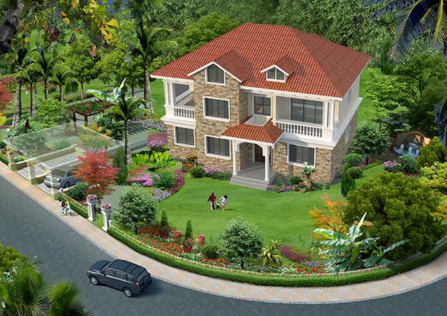 155平米的二層別墅，造價還不到30萬，簡單大氣、經濟實惠！