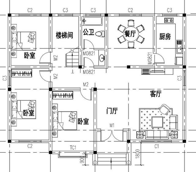155平米的二層別墅，造價還不到30萬，簡單大氣、經濟實惠！