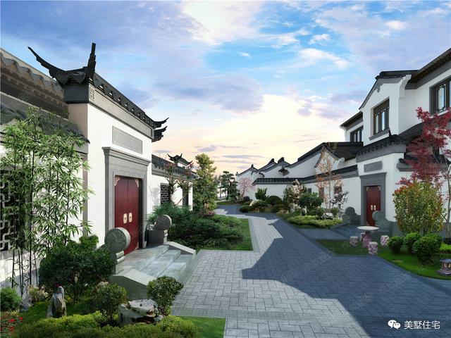 30款中式風(fēng)格別墅效果圖，一二三層都有，像世外桃源一樣漂亮