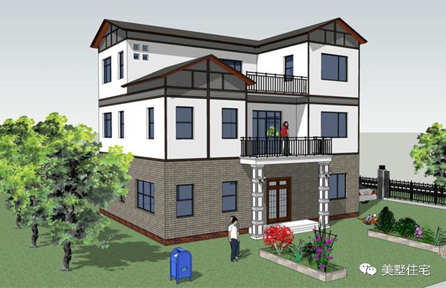 30款中式風(fēng)格別墅效果圖，一二三層都有，像世外桃源一樣漂亮