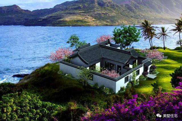 30款中式風(fēng)格別墅效果圖，一二三層都有，像世外桃源一樣漂亮